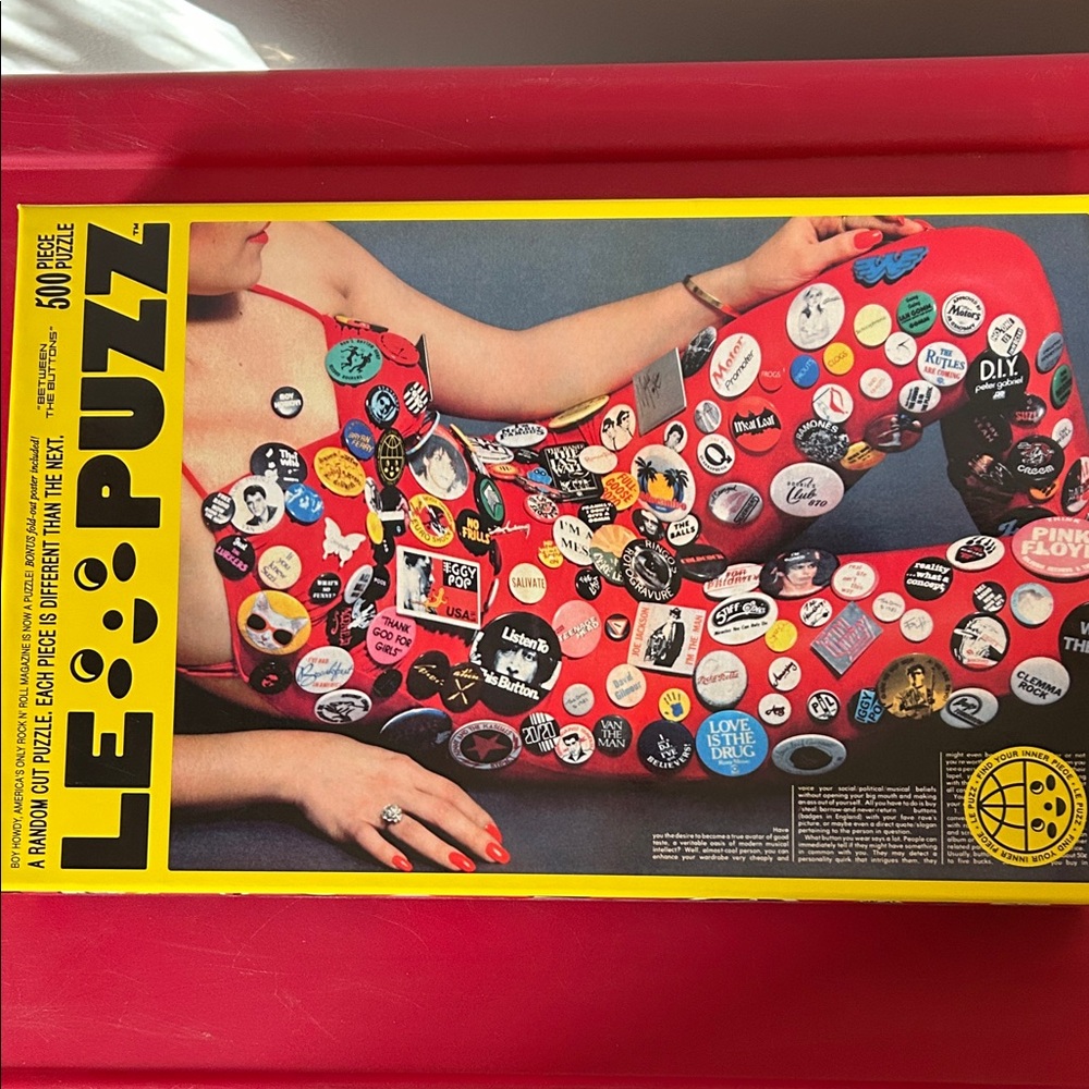 Vibrant Button Art Puzzle